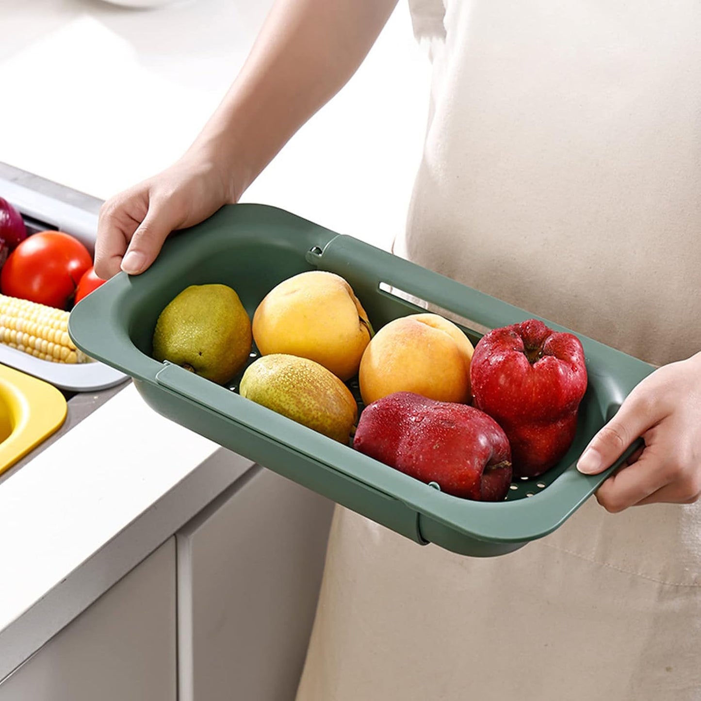 Collapsible Sink Colanders and Strainers