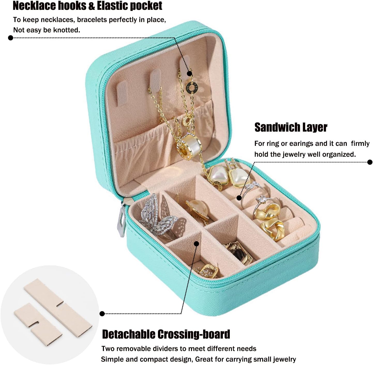 Mini Jewelry Travel Case